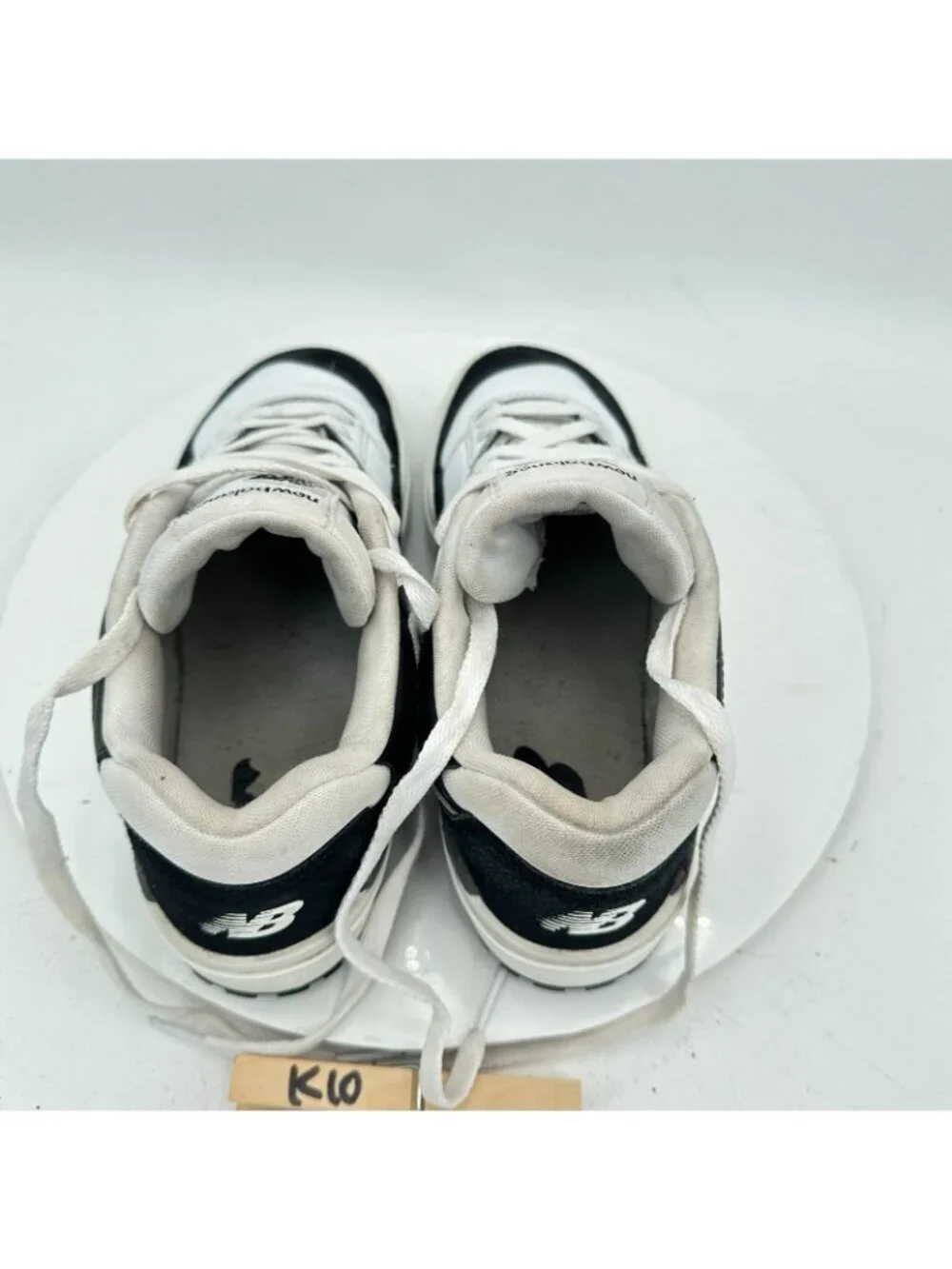 New Balance 550 Men Size 6 GSB550CA White Black Rain Cloud Low Top Shoes